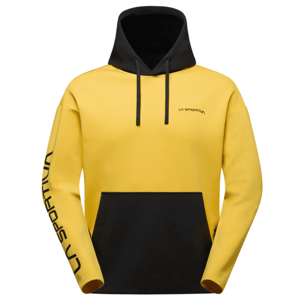 Bluza La Sportiva PODIUM HOODY BIG LOGO Men Black/Yellow