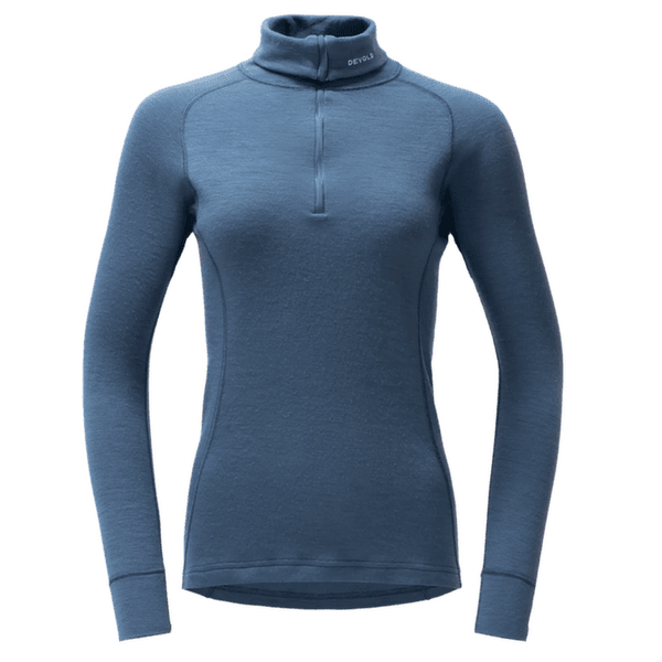 Koszulka z długim rękawem Devold Duo Active Zip Neck Women 445A BERRY