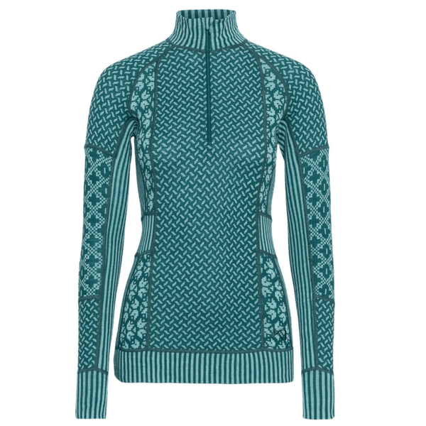 Koszulka z długim rękawem Kari Traa Smekker H/Z Women PEACO/PEACOCK