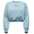 HERITAGE LOGO CROP SWEATER Women Limestone/Night Sky
