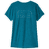 Koszulka z krótkim rękawem Patagonia CAP COOL DAILY SHIRT - P-6 COSMOS Women Glacial Blue - Light Glacial Blue X-Dye