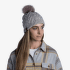 Czapki Buff CARYN Knitted & Fleece Band Beanie CARYN GRAPHITE