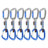 Crag Keylock Wire Indicator 6-Pack Quickdraws 32200 silver-ultramarine