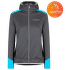 AEQUILIBRIUM THERMAL HOODY Women Black/Malibu Blue