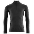 WarmWool Mock Neck Shirt Men Marengo/Jet Black