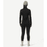 Koszulka z długim rękawem Devold Duo Active Zip Neck Women 951 BLACK