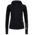 Bella Merino Long Sleeve Hood Women Black