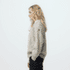 Sweter Fjällräven Övik Cable Knit Women Black