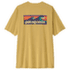 Koszulka z krótkim rękawem Patagonia Cap Cool Daily Shirt  - Boardshort Logo Men Limestone Yellow - Light Limestone Yellow X-Dye