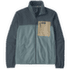 Kurtka Patagonia MICRO D PATCH POCKET JACKET Men Blue Sage