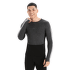Koszulka z długim rękawem Icebreaker 200 ZoneKnit LS Crewe Men JET HTHR/BLACK/METRO HTHR/CB