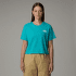 Koszulka z krótkim rękawem The North Face SIMPLE DOME CROPPED SLIM TEE Women 0YI VIRTUAL BLUE