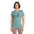 Koszulka z krótkim rękawem Icebreaker Merino 150 Tech Lite SS Tee Sunrise Summit Women OBSIDIAN