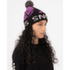 Czapki Mons Royale Mtn Pixel Merino Pom Pom Beanie Black / White