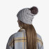 Czapki Buff CARYN Knitted & Fleece Band Beanie CARYN GRAPHITE