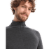 Pulower (zapięcie 3/4) Icebreaker 260 ZoneKnit LS Half Zip Men JET HTHR/BLACK/METRO HTHR/CB