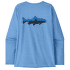Koszulka z długim rękawem Patagonia Cap Cool Daily Graphic Shirt Waters Long Sleeve Women Fitz Roy Trout: Abundant Blue X-Dye