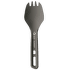 Frontier UL Spork - Short Handle Aluminium Hard Anodised Grey