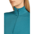 Koszulka z długim rękawem Icebreaker Merino 200 Oasis LS Half Zip Women Black