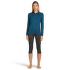Koszulka z długim rękawem Icebreaker Merino 260 Tech LS Half Zip Women Black