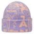 POLAR PRINTS BEANIE LETA GRAPE ICE