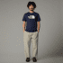 Koszulka z krótkim rękawem The North Face EASY TEE S/S Men EF1 TNF BLUE/TNF BLACK