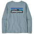Koszulka z długim rękawem Patagonia Long-Sleeved P-6 Logo Women Thermal Blue