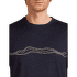Koszulka z krótkim rękawem Icebreaker Merino 150 Tech Lite SS Tee Mountain Pulse Men Midnight Navy