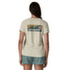 Koszulka z krótkim rękawem Patagonia Cap Cool Daily Shirt - Boardshort Logo Women Aquatic Blue - Light Aquatic Blue X-Dye