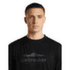 Koszulka z krótkim rękawem Icebreaker Merino 150 Tech Lite SS Relaxed Tee icebreaker Heritage Men BLACK
