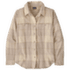FJORD FLANNEL SHIRT Women Snow Owl: Rutabaga White