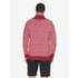 Sweter Devold Svalbard Refined High Neck 207A HINDBERRY/OFFWHITE