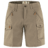 Nikka Shorts Curved Women Suede Brown