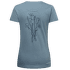 Koszulka z krótkim rękawem La Sportiva CLIMB FLOWER T-SHIRT Women Limestone/Night Sky