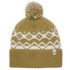 Tom Pom Beanie Flax-White