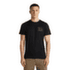Koszulka z krótkim rękawem Icebreaker Merino 150 Tech Lite SS Tee Forest Footsteps Men BLACK