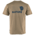 Koszulka z krótkim rękawem Fjällräven Walk With Nature T-shirt men Suede Brown