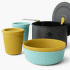 Naczynia Sea to Summit Frontier UL One Pot Cook Set - 2.2l pot/2 m bowls/ cups