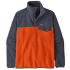 Lightweight Synch Snap-T Pullover Men Pollinator Orange