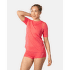 Koszulka z krótkim rękawem Kari Traa Embla Wool Tee Women CANDY/LIGHT RED