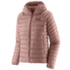 Down Sweater Hoody Women Moonrise Taupe