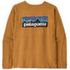 Koszulka z długim rękawem Patagonia Long-Sleeved P-6 Logo Women Dried Mango
