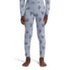 Legginsy Icebreaker Merino 200 Oasis Leggings Bear Tour AOP Kids ZINC BLUE/AOP