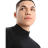 Koszulka z długim rękawem Icebreaker 260 Tech LS Turtleneck Black