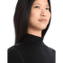 Koszulka z długim rękawem Icebreaker 260 Tech LS Turtleneck Women Black