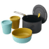 Naczynia Sea to Summit Frontier UL One Pot Cook Set - 2.2l pot/2 m bowls/ cups
