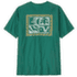 Koszulka z krótkim rękawem Patagonia Mother Rays T-Shirt Men Gem Green