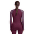 Koszulka z długim rękawem Icebreaker Merino 200 ZoneKnit™ LS Crewe Women DK BERRY/GREY PLUM/CB
