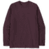 Long-Sleeved P-6 Logo Responsibili-Tee Men Berry Fig