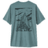 Koszulka z krótkim rękawem Patagonia Cap Cool Daily Shirt - Cloud Crag Men Blue Sage - Light Blue Sage X-Dye